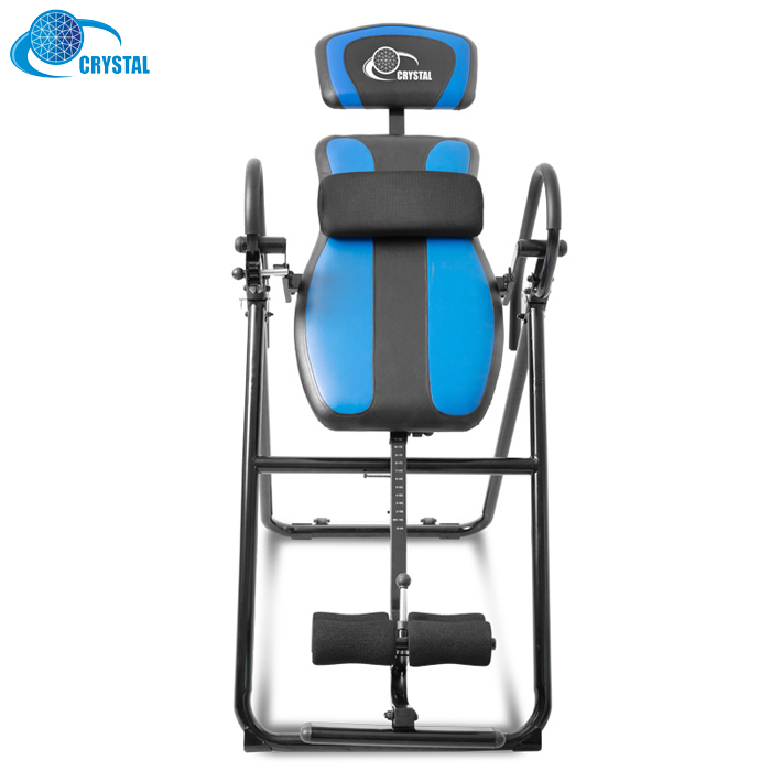 SJ-9750 Gravity home exercise Adjustable Protective Belt Back Stretcher machine Inversion Table with Ankle Relief