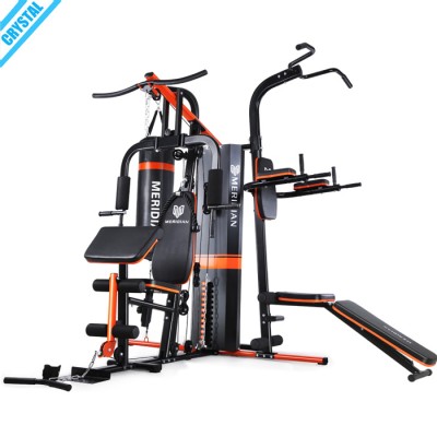 SJ-M6   Factory directly sale Durable Powder-Coated Finish 3 station multi home gym workout set